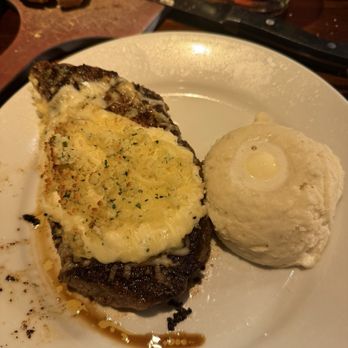 LongHorn Steakhouse - Ribeye w Parmesan Cheese Crust and Mashed Potatoesmashed - Steakhouses Near Me - Midvale, Utah LongHorn Steakhouse - Ribeye w Parmesan Cheese Crust and Mashed Potatoesmashed - Steakhouses Near Me - Midvale, Utah