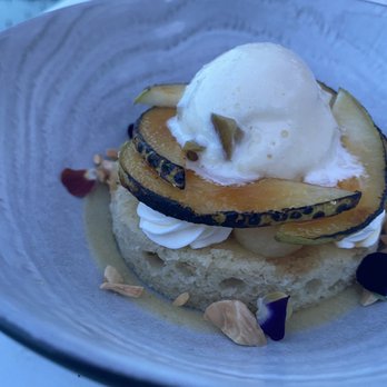 Klaw Miami - Almond and Pear Dessert - Steakhouses Near Me - Miami, Florida Klaw Miami - Almond and Pear Dessert - Steakhouses Near Me - Miami, Florida