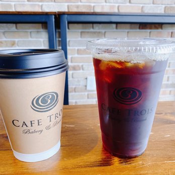 Cafe Trois - Trois Blend Coffee and iced coffee. They didn't have cold brew - Breakfast & Brunch Near Me - Fort Lee, New Jersey Cafe Trois - Trois Blend Coffee and iced coffee. They didn't have cold brew - Breakfast & Brunch Near Me - Fort Lee, New Jersey