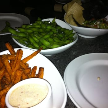 Yard House - Sweet Potato Fries, Edamame, and Guacamole and Chips - New American Near Me - Honolulu, Hawaii Yard House - Sweet Potato Fries, Edamame, and Guacamole and Chips - New American Near Me - Honolulu, Hawaii