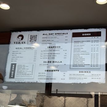 Vera's Soulfood - Menu - Soul Food Near Me - Brooklyn, New York