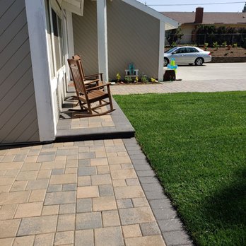AMDM Tree Service - after - porch pavers - Landscaping Near Me - Anaheim, California