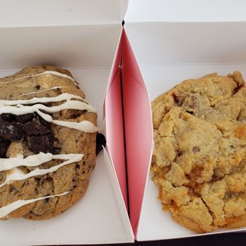 Crumbl - Brea - Cookies & Cream and Sea Salt Toffee - Bakeries Near Me - Brea, California Crumbl - Brea - Cookies & Cream and Sea Salt Toffee - Bakeries Near Me - Brea, California