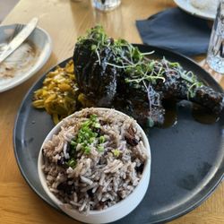 An Artistic Taste - Jerk chicken entrée