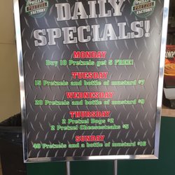 Philly Pretzel Factory - Dailey specials as of 10/2016