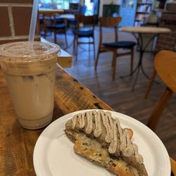 Centred Coffee & Wellness - Centred Latte Cherry Scone
