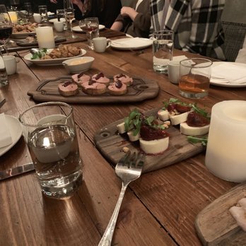 Staple & Fancy - chicken liver pate, Buffalo Mozzarella, and fried oysters - Italian Near Me - Seattle, Washington