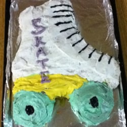 Joy's Roller Rink - Roller Skate Cake