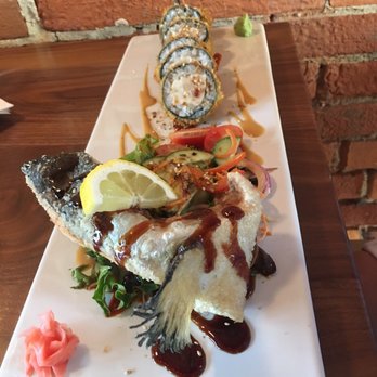 Maru Sushi & Grill - Jaws -salmon kama & an albacore roll - Sushi Bars Near Me - Kalamazoo, Michigan Maru Sushi & Grill - Jaws -salmon kama & an albacore roll - Sushi Bars Near Me - Kalamazoo, Michigan
