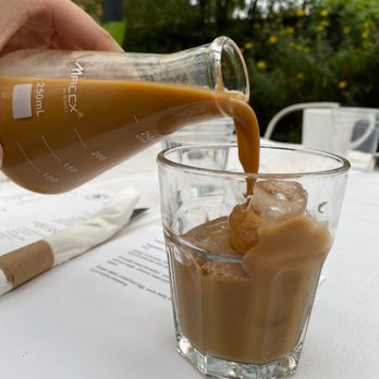 Abstract Table - Vietnamese coffee - New American Near Me - Berkeley, California
