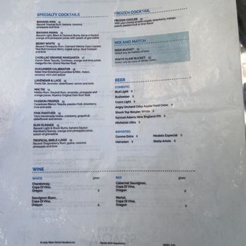 Waves Pool Bar & Grill - Menu - Bars Near Me - Las Vegas, Nevada Waves Pool Bar & Grill - Menu - Bars Near Me - Las Vegas, Nevada