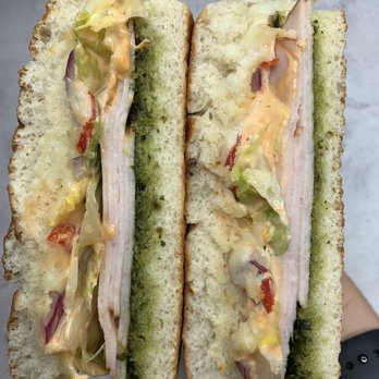 Angelico La Pizzeria - Look at that pesto Of the turkey sandwich - Pizza Near Me - Washington, DC, District of Columbia Angelico La Pizzeria - Look at that pesto Of the turkey sandwich - Pizza Near Me - Washington, DC, District of Columbia