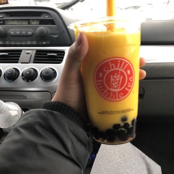 Chill Bubble Tea - Mango Bubble Tea - Bubble Tea Near Me - Lombard, Illinois