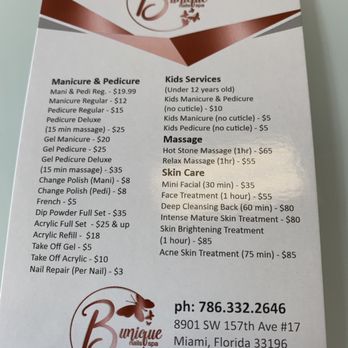 Be Unique Nails & Spa - Nail Salons Near Me - Miami, Florida