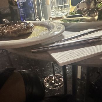 Aura Lounge - They say is at a table so small that our plates was hanging off the table. One manager came and finally moved us. - Turkish Near Me - Clifton, New Jersey