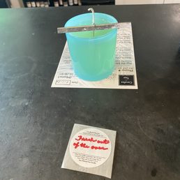 Blue candle