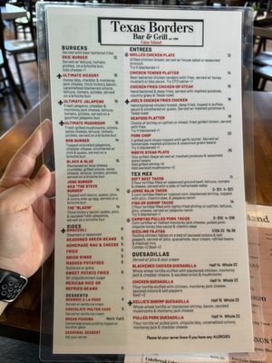 Menu photo 1 Texas Borders Cane Island Katy, TX Menu photo 1 Texas Borders Cane Island Katy, TX