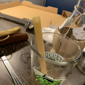 Baker's Bar - They use a noodle for a straw. - Bars Near Me - Charleston, South Carolina