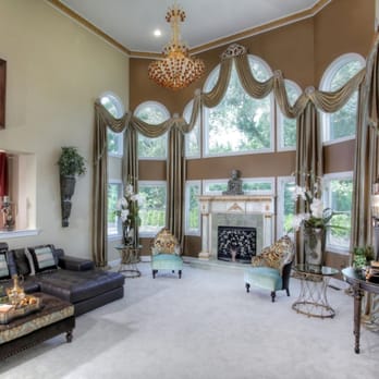 Galaxy Design - Custom window treatments for tall bay windows. - Shades & Blinds Near Me - Los Angeles, California Galaxy Design - Custom window treatments for tall bay windows. - Shades & Blinds Near Me - Los Angeles, California