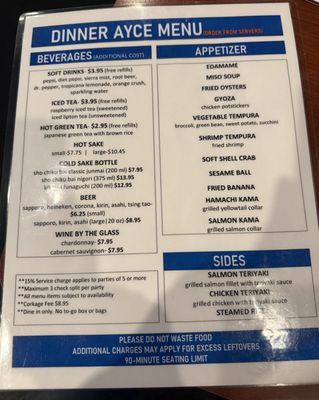Menu photo 2 Fuji Sushi Elk Grove, CA