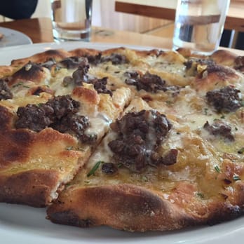 Pizzeria Toro - Venison Sausage, Caramelized Onion, Rustic Black Pepper - Pizza Near Me - Durham, North Carolina