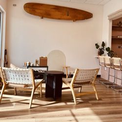 Swell Coffee - Seating area complete with kids play area.