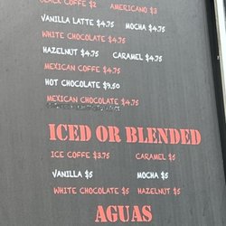 Bean Me Up Xpresso - Menu