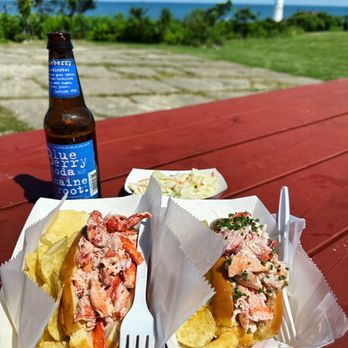 Bite Into Maine - Lobster roll, blueberry soda - Seafood Near Me - Cape Elizabeth, Maine Bite Into Maine - Lobster roll, blueberry soda - Seafood Near Me - Cape Elizabeth, Maine