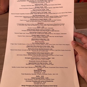 Shorehouse Kitchen - Menu - Breakfast & Brunch Near Me - Carlsbad, California