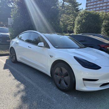 R&R Mobile Auto Body - Tesla right after service - Body Shops Near Me
