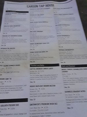 Menu photo 3 Carson Tap House Morris, IL