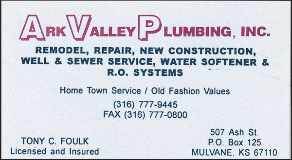 Ark Valley Plumbing