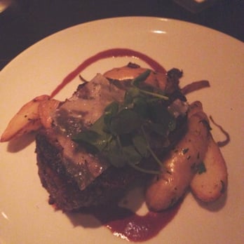 Scarpetta - Fillet with fingerling potatoes and mushrooms. - Italian Near Me - Las Vegas, Nevada Scarpetta - Fillet with fingerling potatoes and mushrooms. - Italian Near Me - Las Vegas, Nevada