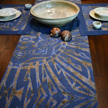 Pili Pacific - Unique one of a kind table runners, place mats and table cloths from the Pili Pacific Homeware collection. - Women's Clothing Near Me - Honolulu, Hawaii Pili Pacific - Unique one of a kind table runners, place mats and table cloths from the Pili Pacific Homeware collection. - Women's Clothing Near Me - Honolulu, Hawaii
