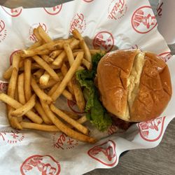 Slim Chickens - Cayenne Ranch Chicken Sandwich Meal.