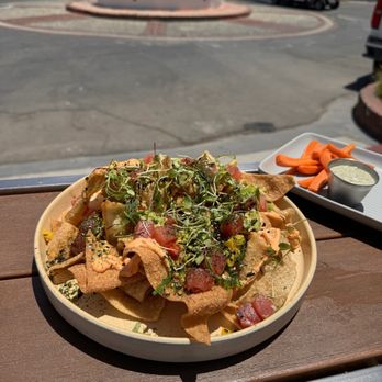 The Naughty Fox - Ahi Poke Nachos - New American Near Me - Avalon, California The Naughty Fox - Ahi Poke Nachos - New American Near Me - Avalon, California
