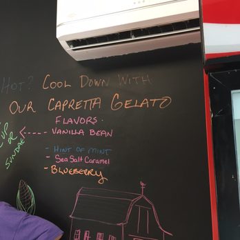 Stanley's Snack Shack - The Gelato menu..... this is Great! - Gelato Near Me - Honey Creek, Iowa