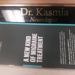 Kasmia A H MD - Here to see my neurologist, going to have another long talk about the migraines.