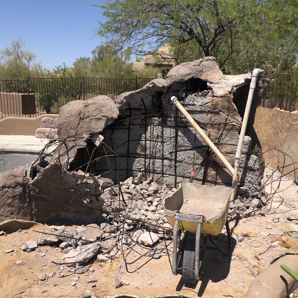 Rockworks - Demo - Landscaping Near Me - Phoenix, Arizona Rockworks - Demo - Landscaping Near Me - Phoenix, Arizona