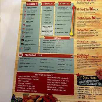 Angry Crab Shack - Menu - Cajun/Creole Near Me - Phoenix, Arizona