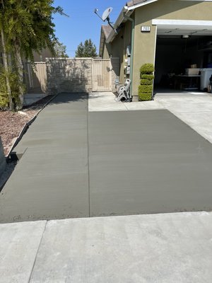 Concrete Driveway extension! - This installation was completed in Corona, our customer recently purchased a new vehicle and was tired of parking on the street. He called our crew and within one week was we able to evaluate his project and complete it! Concrete Driveway extension! - This installation was completed in Corona, our customer recently purchased a new vehicle and was tired of parking on the street. He called our crew and within one week was we able to evaluate his project and complete it!