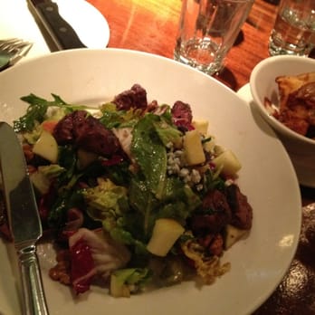 Ozzie's Good Eats - Waldorf steak salad and crispy crushed red potatoes - American Near Me - Fairfax, Virginia Ozzie's Good Eats - Waldorf steak salad and crispy crushed red potatoes - American Near Me - Fairfax, Virginia
