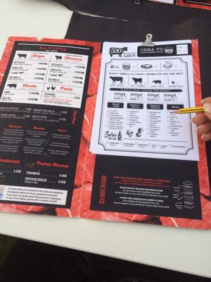 Menu photo 2 500 gr Meat and Burger Lab La Oliva, GC