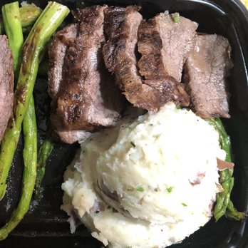 Local Kitchen - Prime flat iron steak, mashed potatoes, and asparagus - Cocktail Bars Near Me - Torrance, California Local Kitchen - Prime flat iron steak, mashed potatoes, and asparagus - Cocktail Bars Near Me - Torrance, California