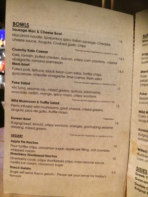 Menu photo 4 Madison's 12|12 Calgary, AB