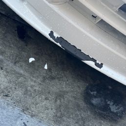 This was literally the day after I painted the car, the lips paint started chipping This was literally the day after I painted the car, the lips paint started chipping