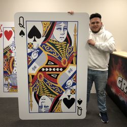 Giant Aluminum Playing Cards!!