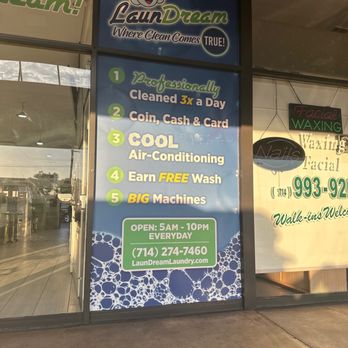 LaunDream Laundry - Cool air conditioning? - Laundromat Near Me - Placentia, California