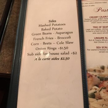 Watersview Restaurant - The sides do change, but most of these are always available - American Near Me - Littleton, North Carolina Watersview Restaurant - The sides do change, but most of these are always available - American Near Me - Littleton, North Carolina