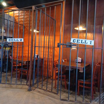 Bubba's SmokeHouse & Spirits - Tables set inside jail cells! - Barbeque Near Me - Paso Robles, California